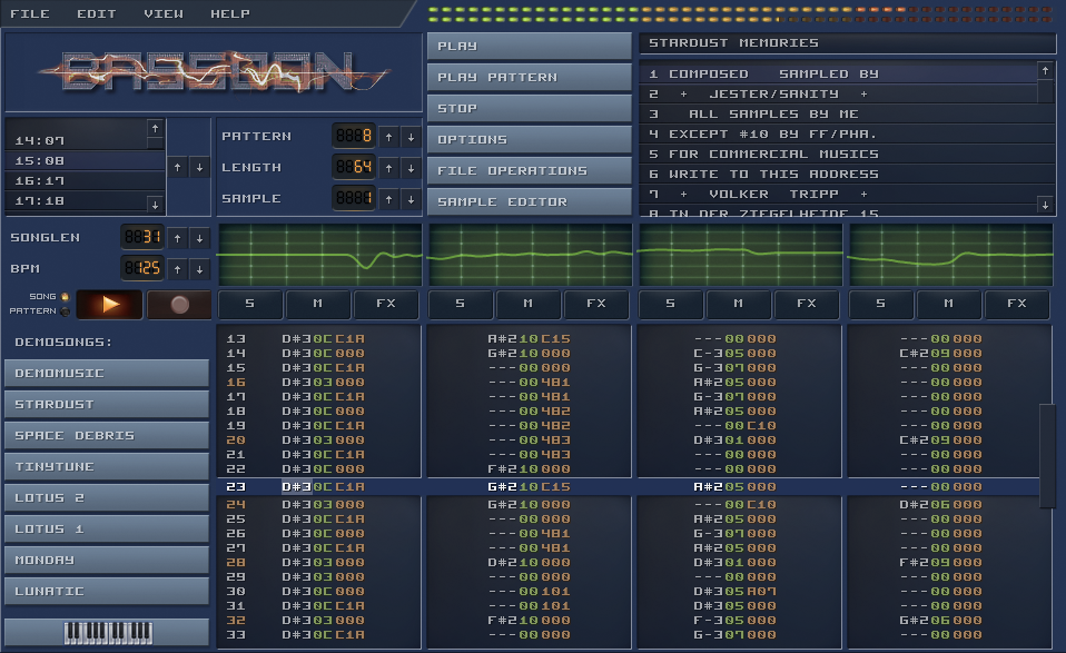 BassoonTracker screenshot